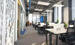 青島大港辦公大樓辦公屏風(fēng)設計組裝效果圖