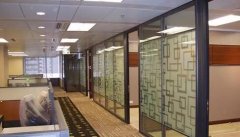 青島浩翔大廈老板辦公室屏風(fēng)隔斷創(chuàng  )意設計